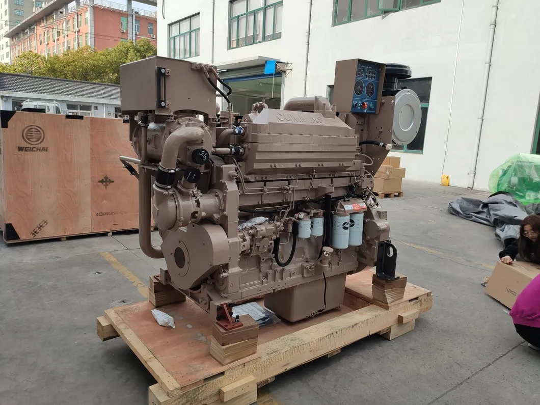 600HP Kta19-M500 Motor de Barco Marinho a Diesel Refrigerado a Água 4 de Dois Tempos para Pesca