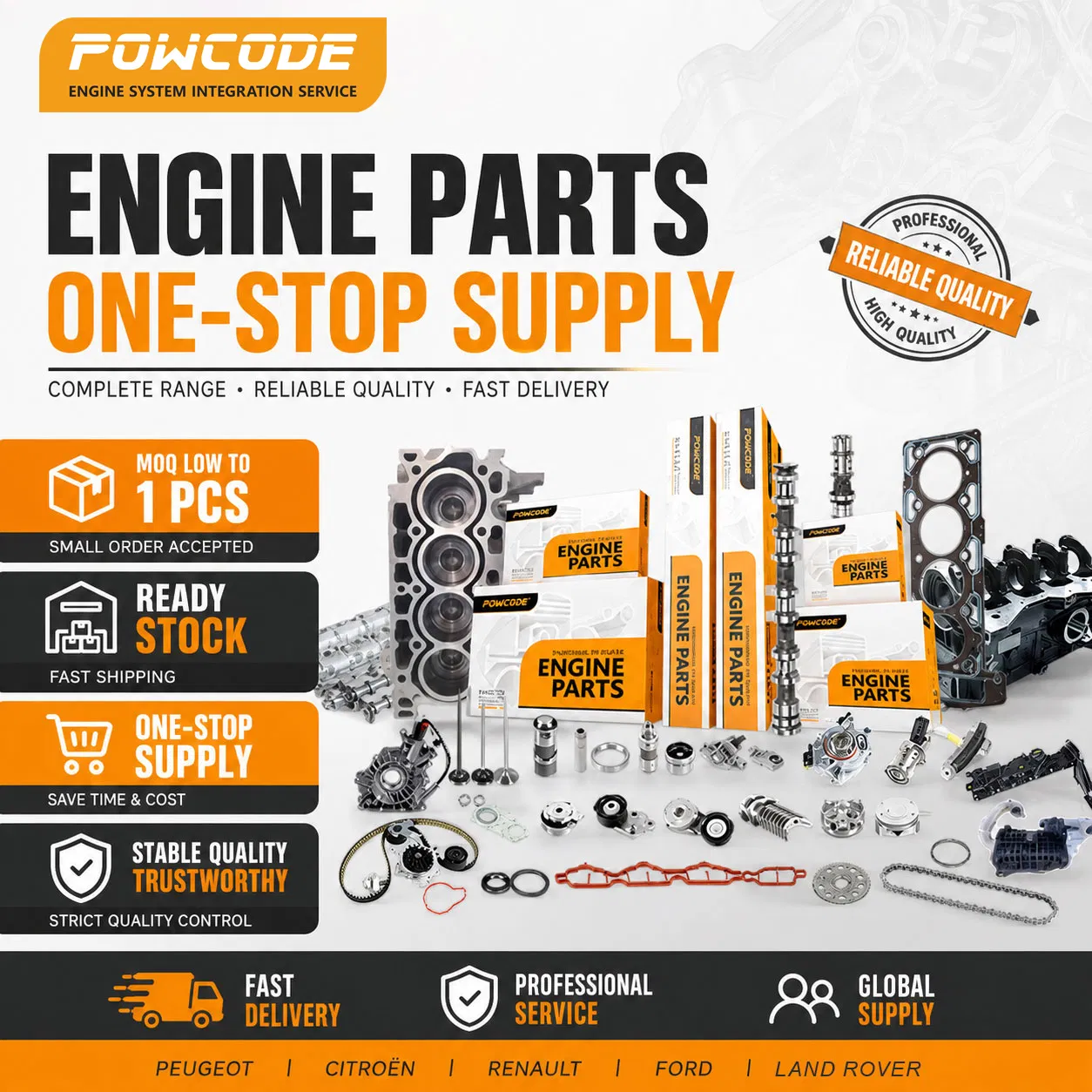 H5f Peças de Motor de Automóvel 1104100q2f Conjunto Completo de Cabeça de Cilindro para Renault 1.2t
