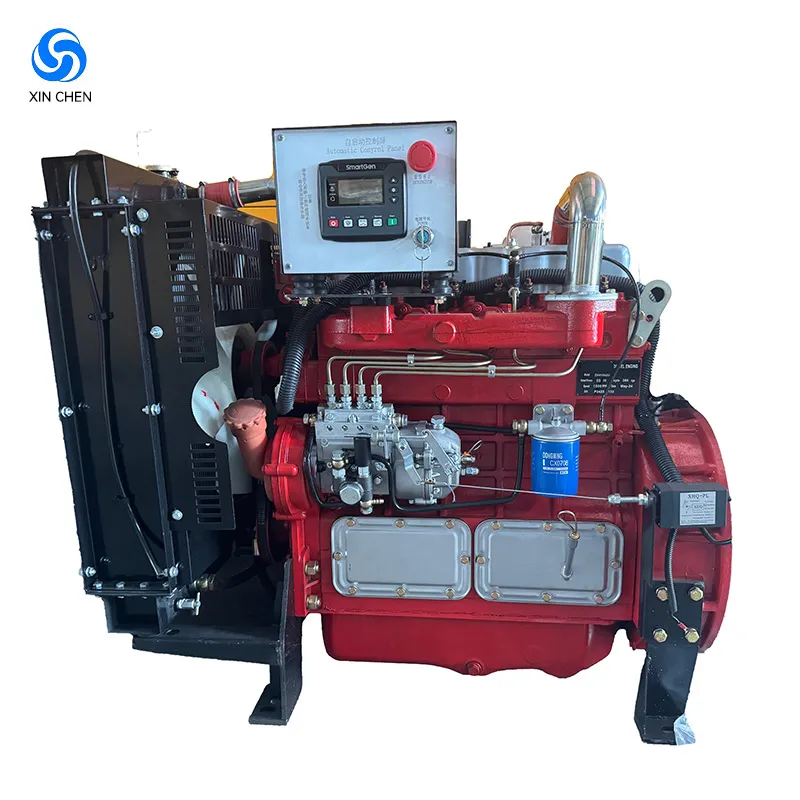 Motor Diesel Turboalimentado de Alta Estabilidade 4-Cilindros Refrigerado a Água