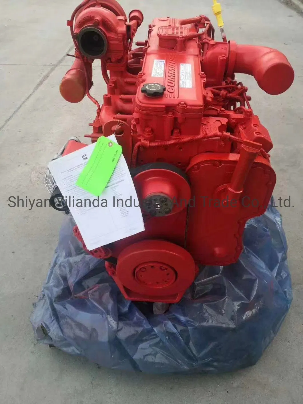 Conjunto de Motor Diesel Turboalimentado com Refrigeração a Água para Máquinas de Construção Novas Qsl8.9 Qsl 260HP