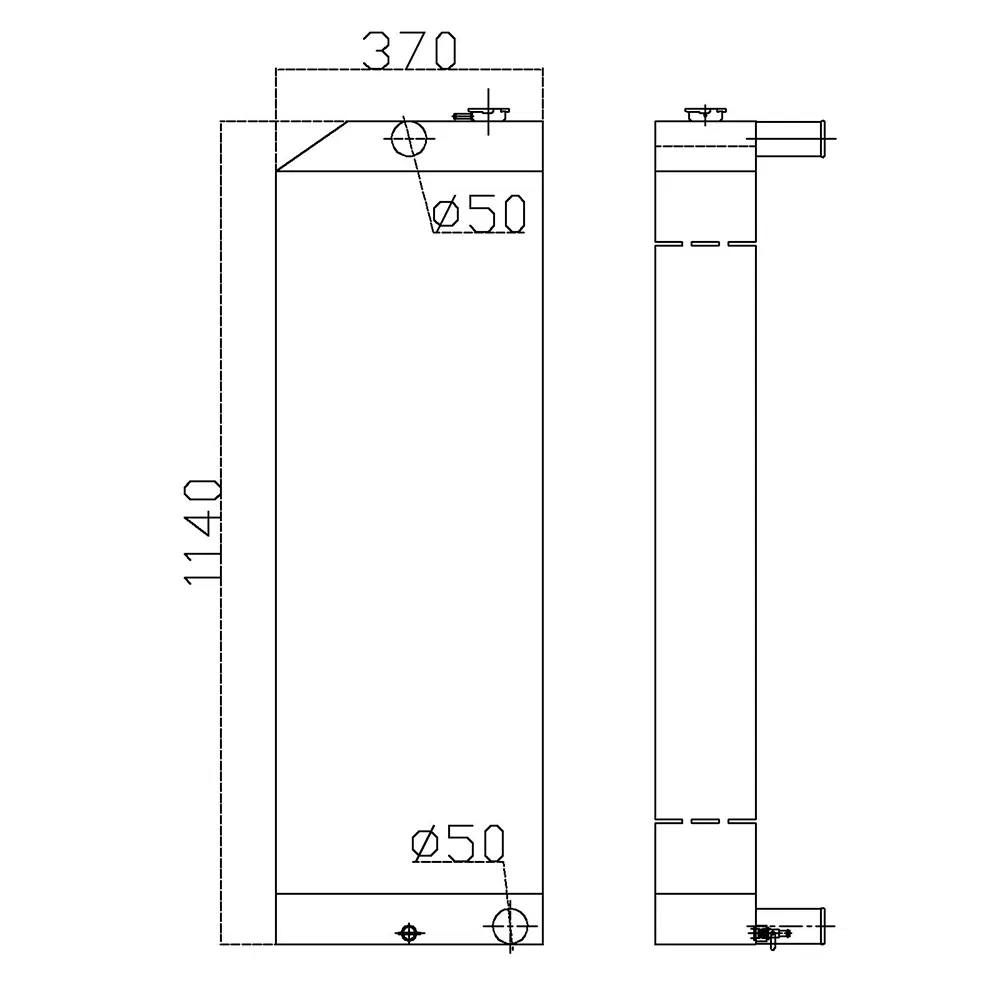 Sistema de Refrigeração Premium para Motores de Escavadoras Sany Sy235c