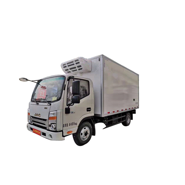 R404A 16~20 Metros Cúbicos de Carne Congelada, Vegetais, Frutos do Mar, Carga de Resíduos Médicos Dividida 12V/24V Potência do Motor Sistema de Refrigeração Montado na Frente do Caminhão