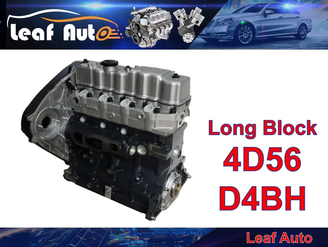 Motores Semi Armados para Hyundai H1/H1004D56 /D4ba/D4bh Bloco do Cilindro Longo do Motor