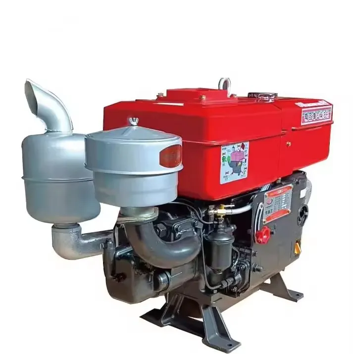 Modelo Popular Zs1115 Motor Diesel de Cilindro Único 24HP Refrigerado a Água 4 Motor Diesel de Curso