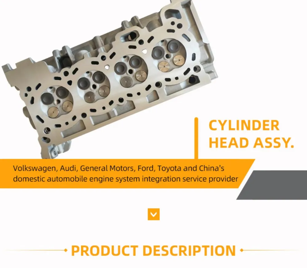 H5f Peças de Motor de Automóvel 1104100q2f Conjunto Completo de Cabeça de Cilindro para Renault 1.2t Detalhe