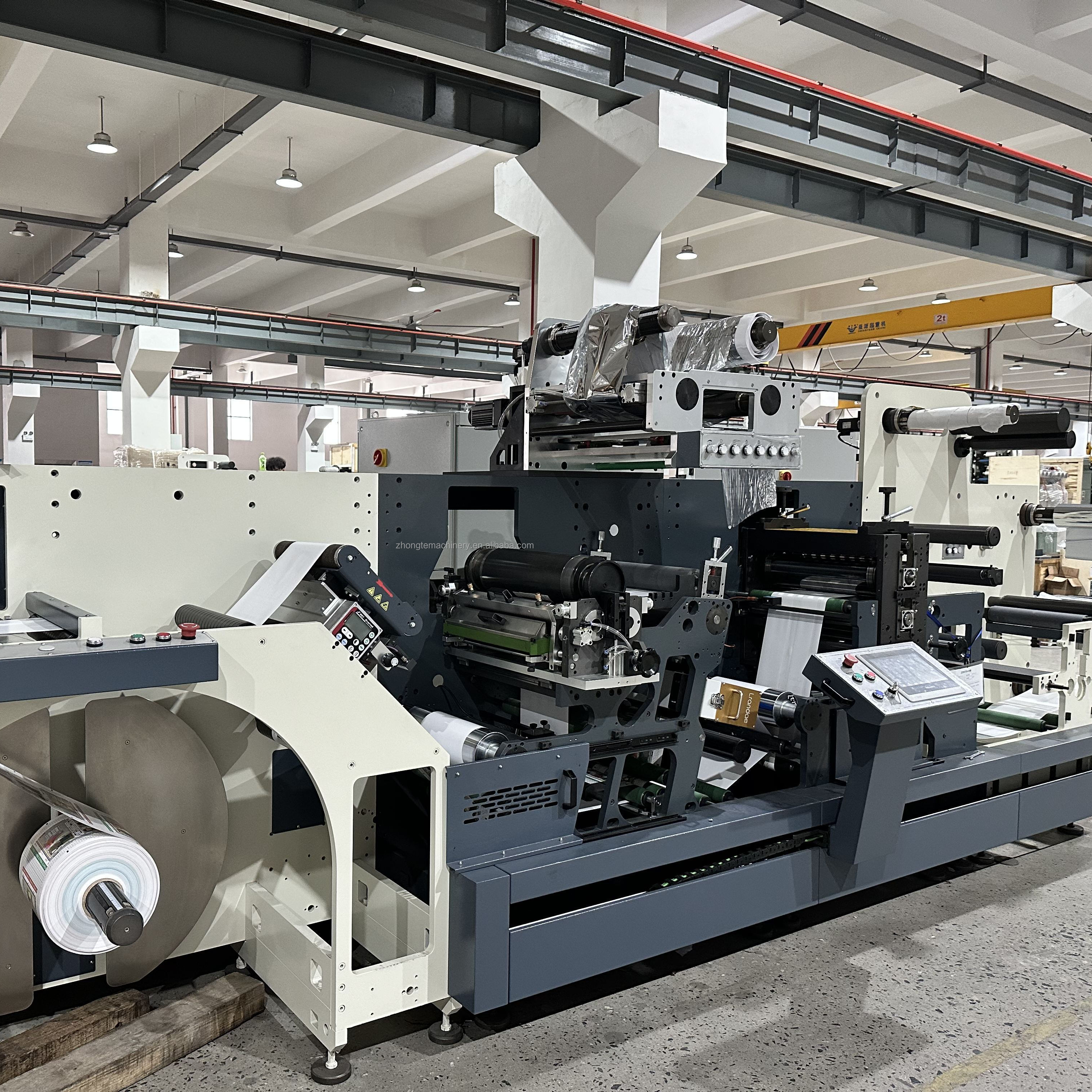 ZMQ High Speed Factory Price Label Hot Stamping Foil Semi Rotary Auto Die Cutting Machine