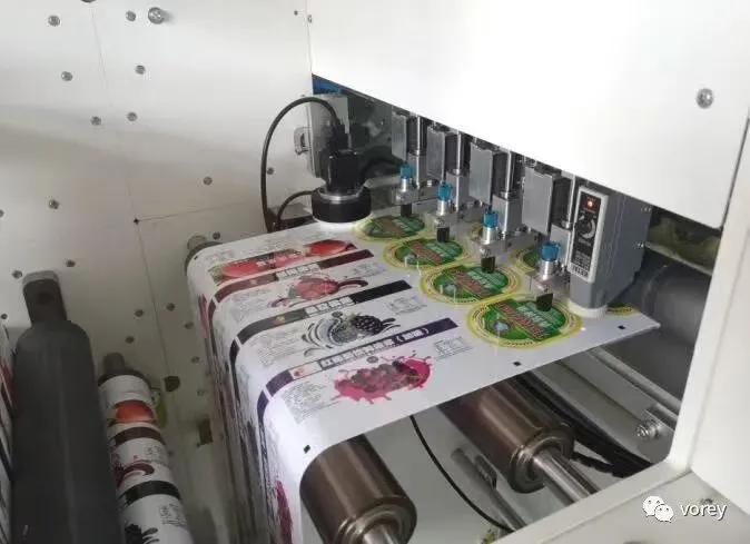 Label Processing Close-up 2