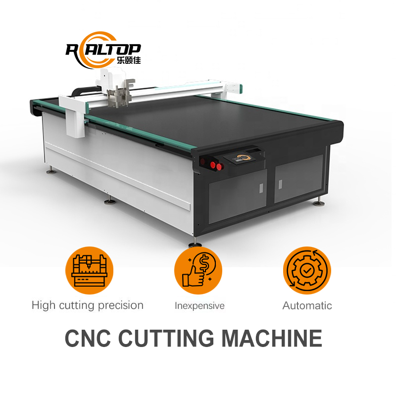 Realtop CNC Automatic Knife Paper Cardboard Digital Flatbed Die Cut Sticker Cut Plotter Machine Price