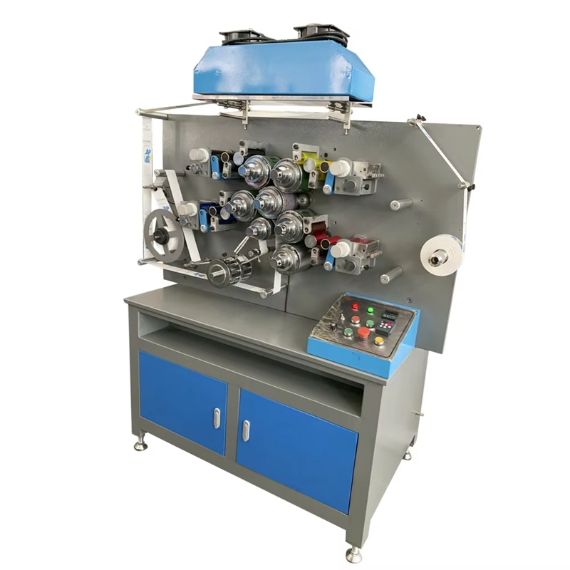 3+1 Colors Double Side 150 Rotate/Min Fully Rotary Printing Machine for Paper, Narrow Fabric Label