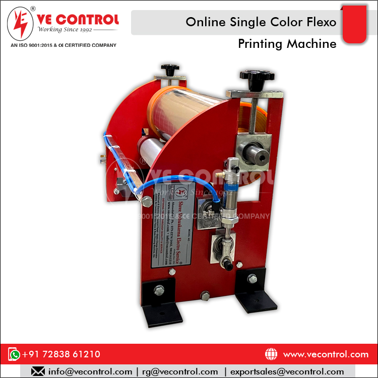 Industrial Grade One Color Online &amp; Inline Portable Mini Flexo Printing Machine From India