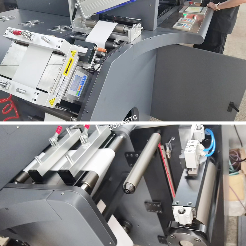 Automatic PET PVC PP PE BOPP Films Sticker Label Printer UV Varnish Machine CMYKW Digital Roll To Roll Label Printing Machine