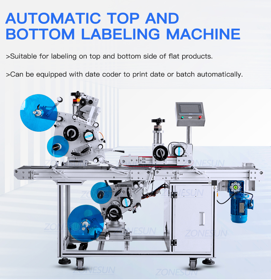 Double Sided Flat Labeling Machine