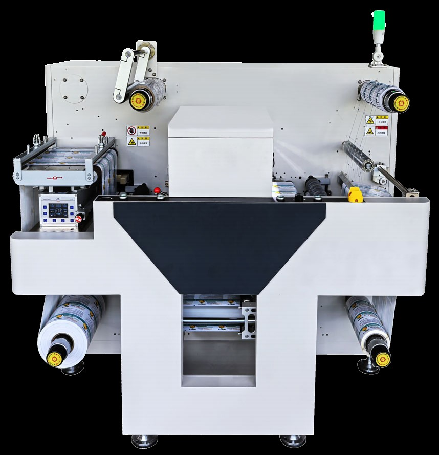 350mm Width Digital Roll Label Die Cutting and Slitting Machine