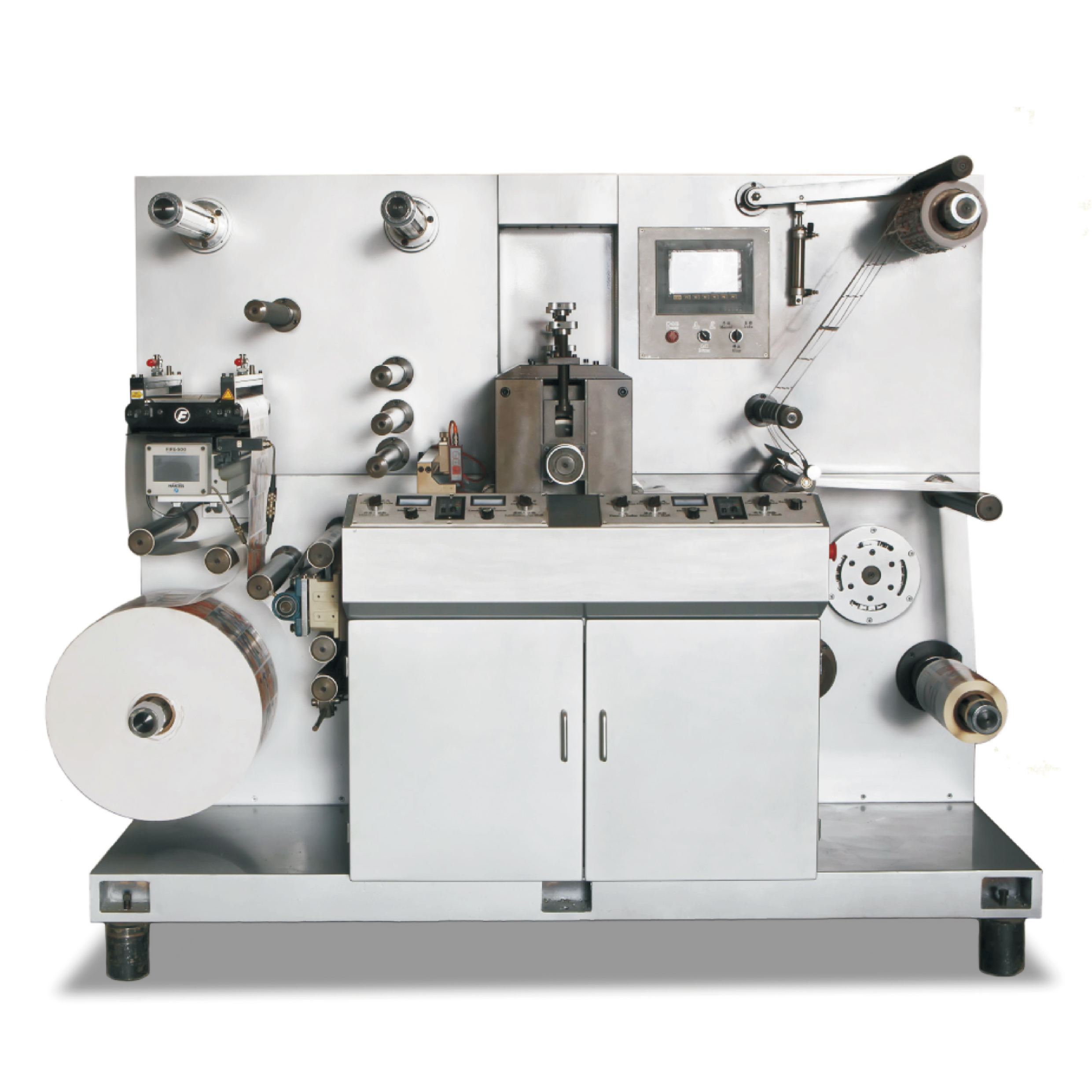 INTERMITTENT JXMQ550 Semi-Rotary-label Die Cutting Machine Roll to Roll 3 Years Warranty V0012