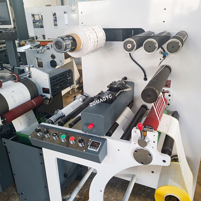 New High Speed Aluminium Foil Printer Hot Stamping Rotary Die Cutter Machine with PLC Delta 200m/min Production Capacity