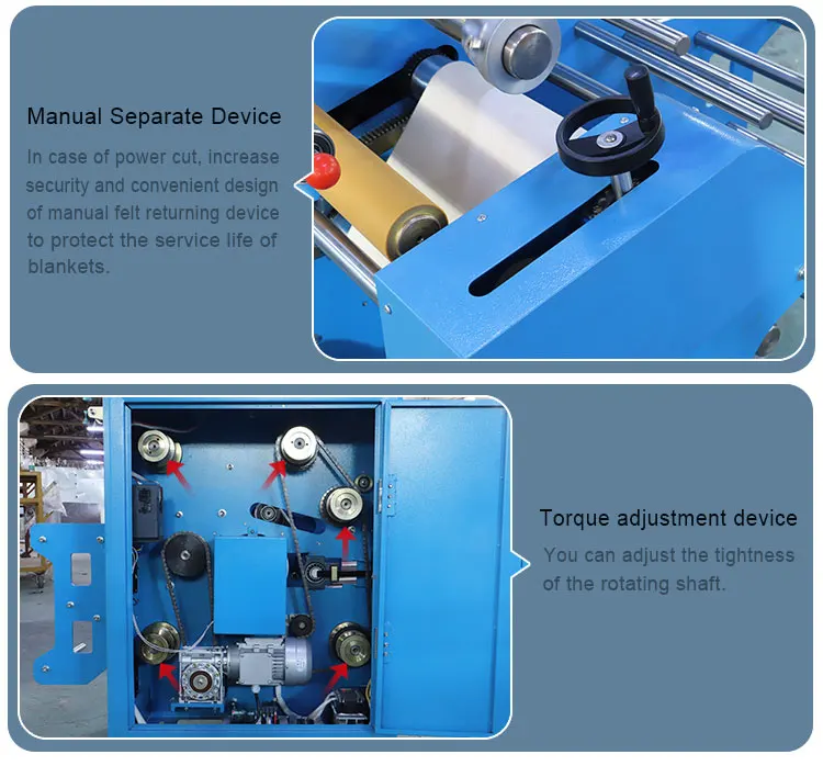 Automatic Mini Narrow Web Ribbon Lanyard Heat Transfer Machine Rotary Heat Press Roller for Dye Sublimation