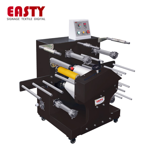 ELT-0321 Narrow Web Rotary Heat Press Roller Lanyard Ribbon Heat Transfer Machine for Dye Sublimation Printing Reliable Motor