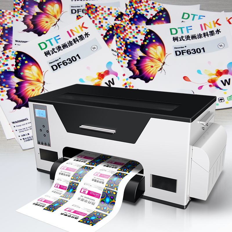 Good Price Roll to Roll Metal Perfume Photo Label Sticker Digital Printing Machine 4 Color Label Printer for Small Business