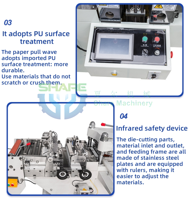 High Quality Flat Bed Digital Die Cutter Rotary Label Die Cutting Machine Blank Label Die Cutting Machine Label Making Machine