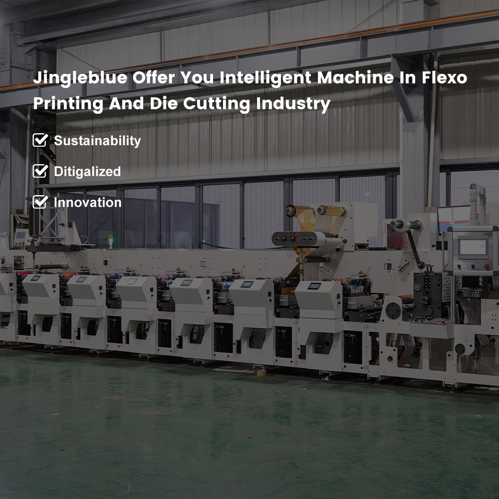 320 or 370mm Widely Color Horizontal Paper Label Film Inline Flexo Printing Machine J2552