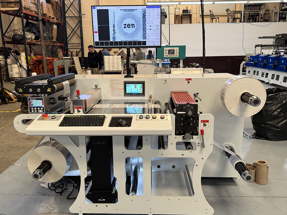 High Precision Narrow Web Flexo Rotary Label Inspecting Machine with Slitting for Self Adhesive Labels Stickers Paper