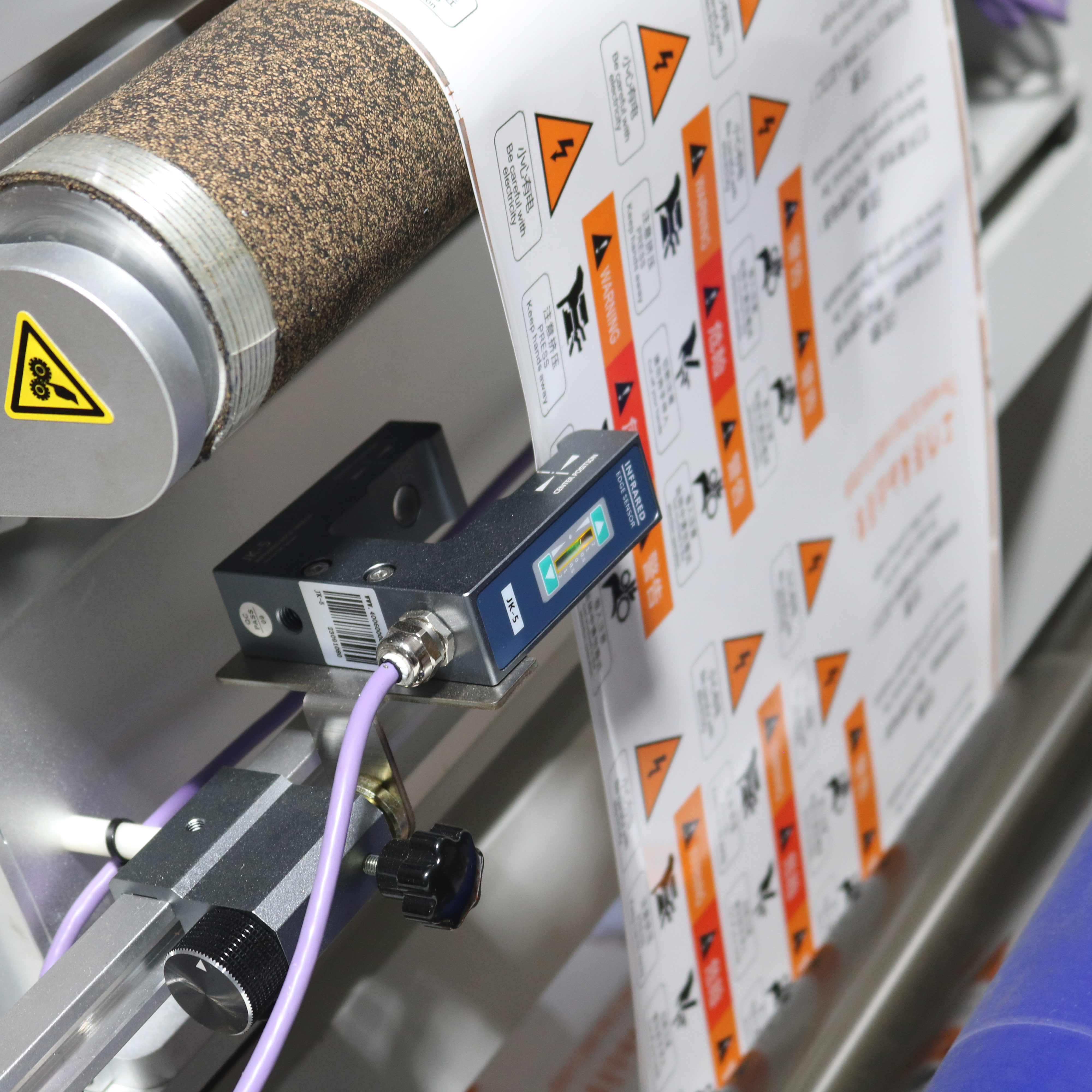 Automatic Roll to Roll Label Intermittent Die Cutter Semi and Full Rotary Die Cutting Machine Computerized Motor Core Components