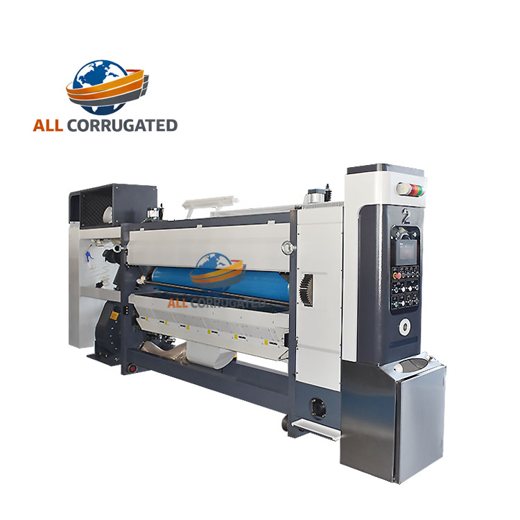 High Speed Intelligent Flexo 1-6 Color Optional Printing Slotting Die-cutting Folder Gluing &amp; Strapping In Line Machine