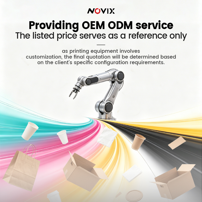 Renovix UV One Pass Printer Plastic Stand Up Pouch Digital Printer Machine Single Pass UV Logo Printing For PE Plastic Bag