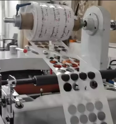 Waste rewinding device