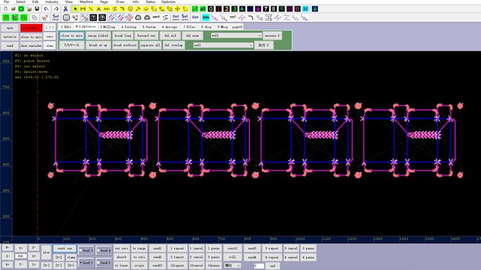 Self-developed Cutting Software