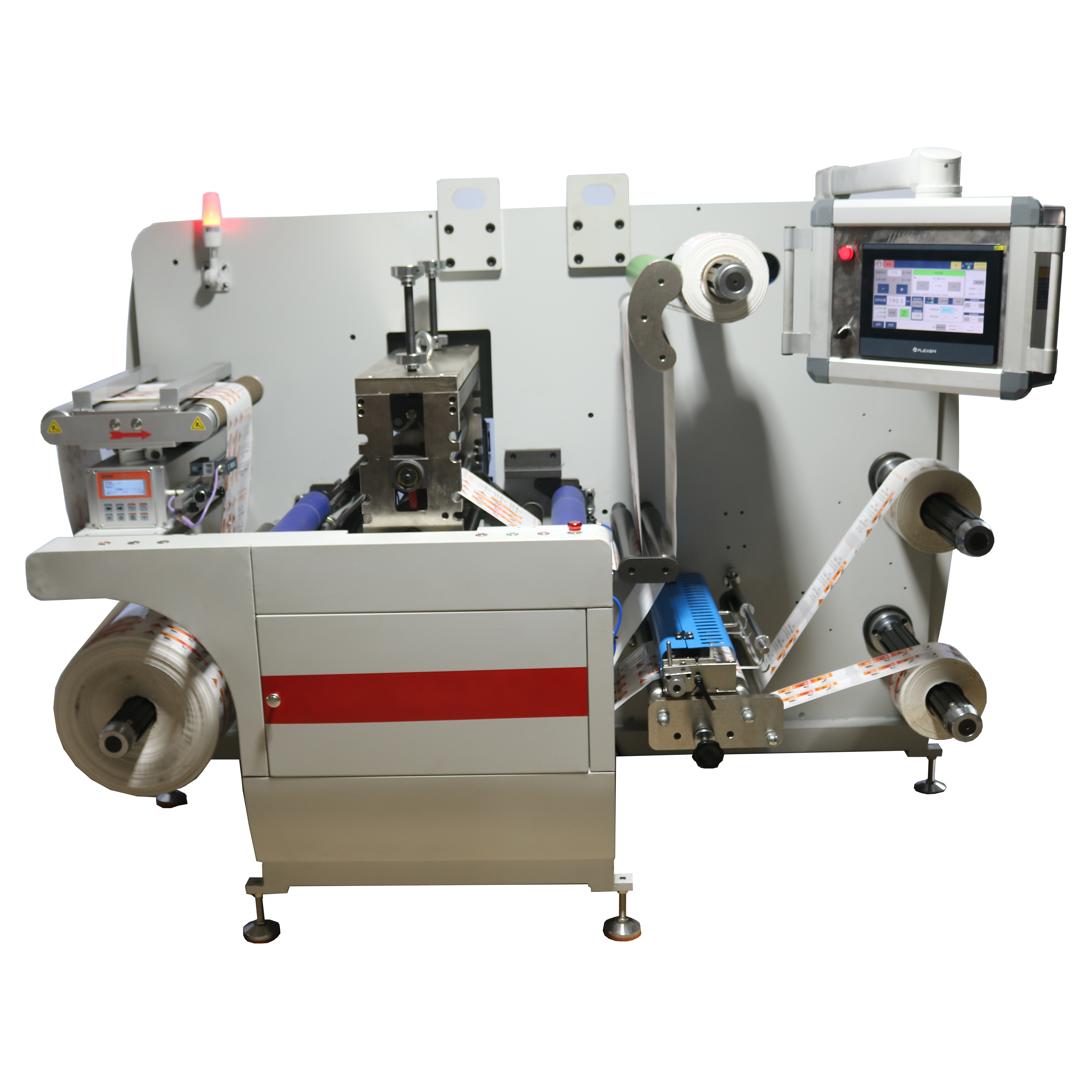 Automatic Roll to Roll Label Intermittent Die Cutter Semi and Full Rotary Die Cutting Machine Computerized Motor Core Components