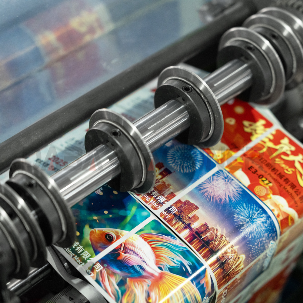120m/min Label Slitting Rewinding Machine Low Speed Label Paper Film Roll Slitter Rewinder