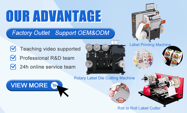 Roll to Roll Golden Label Die Cut Foil Stamping Machine Banner