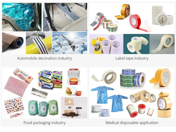 Self Adhesive Paper Making Machine Lamination Machine for Thermal Roll Label Tape Production Line