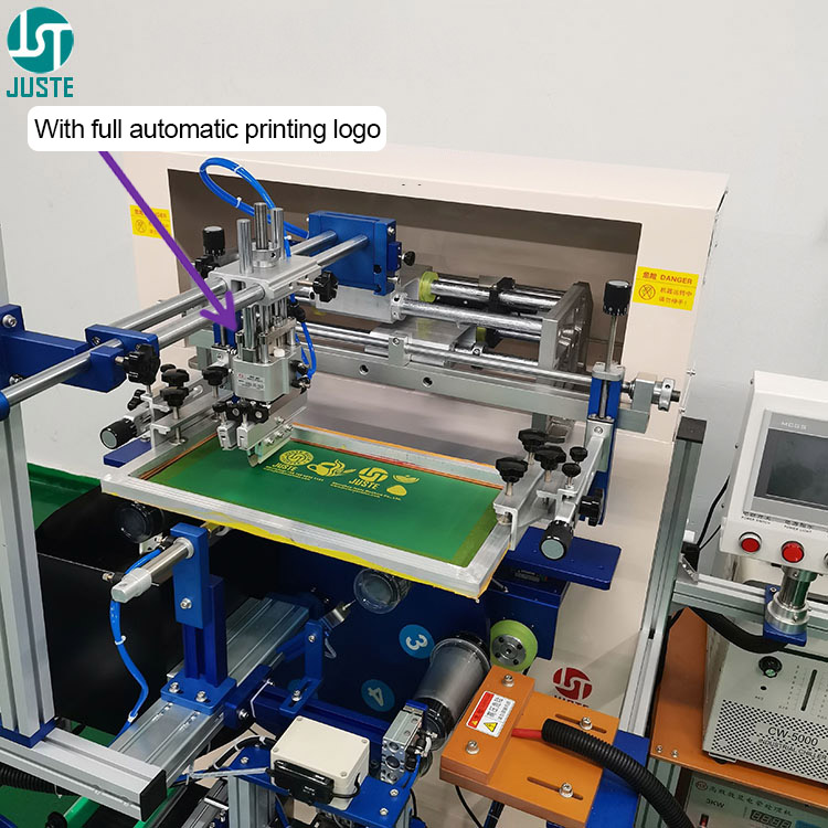 Spot Automatic Auto UV Screen Printing Machine Aluminum Custom Industrial Rotary System UV Varnish Screen Printer For Paper Cup