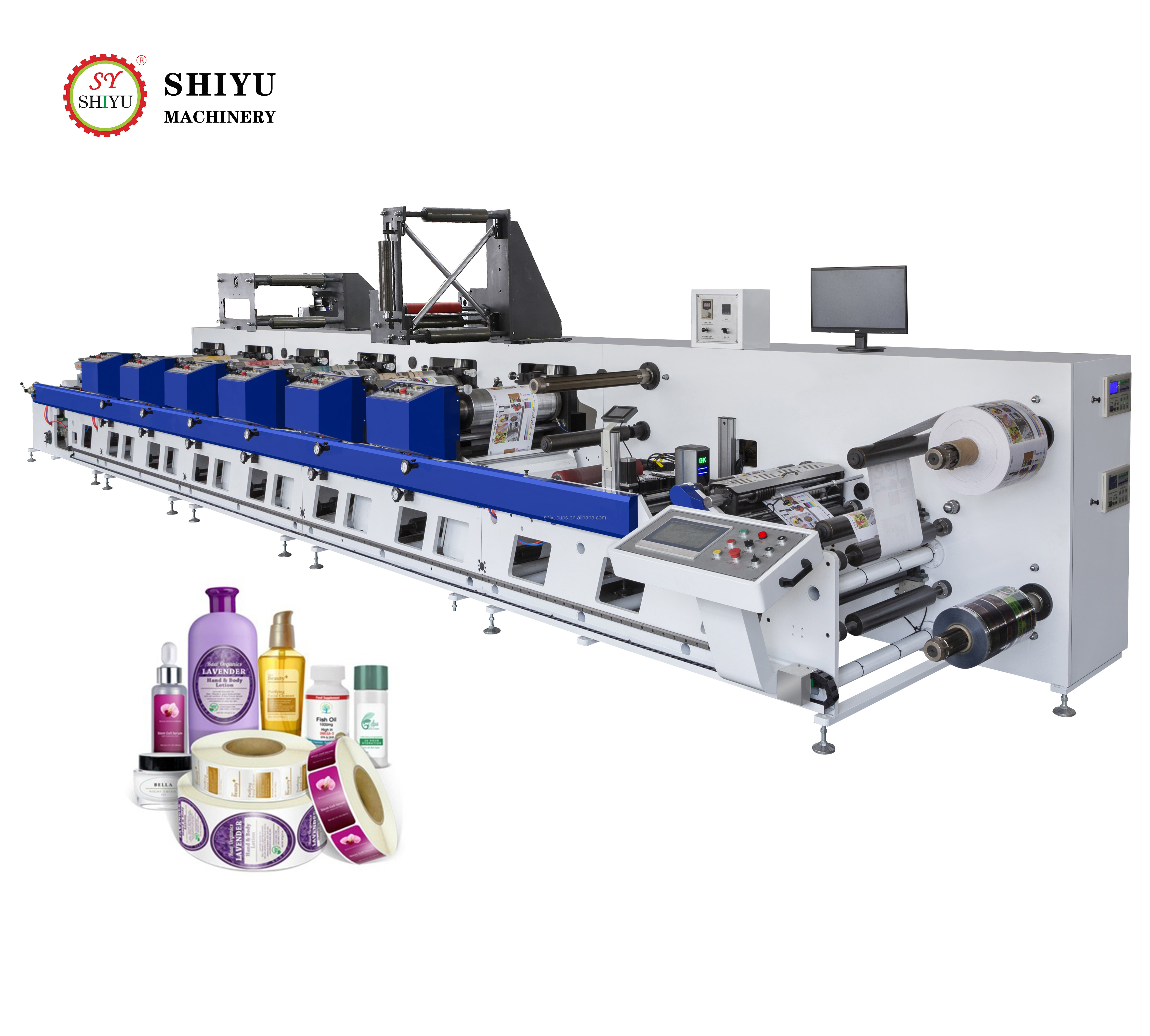 Inline flexo printing machine
