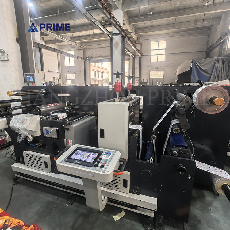 Intermittent Flexo Printing and Semi-Rotary Printed Label Stock Die Cutting Machine