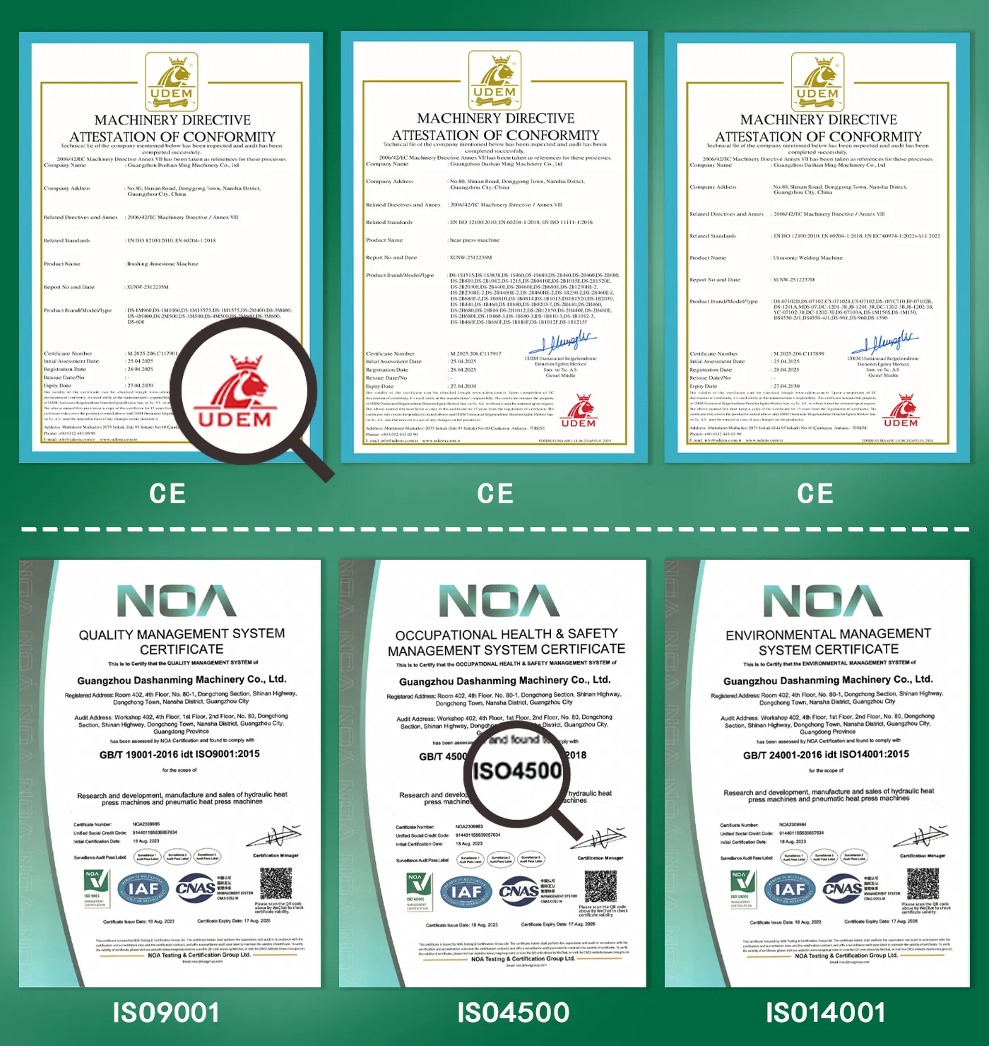 Product Certifications
