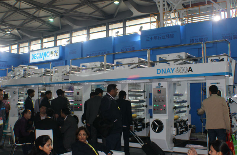 Narrow Web Color Plastic Rotogravure Printing Machine Gravure Printing Press