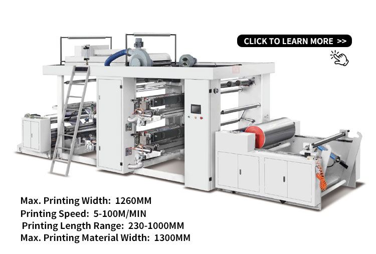Rzys Flexo Printing Machine With 2/4/6 Colors