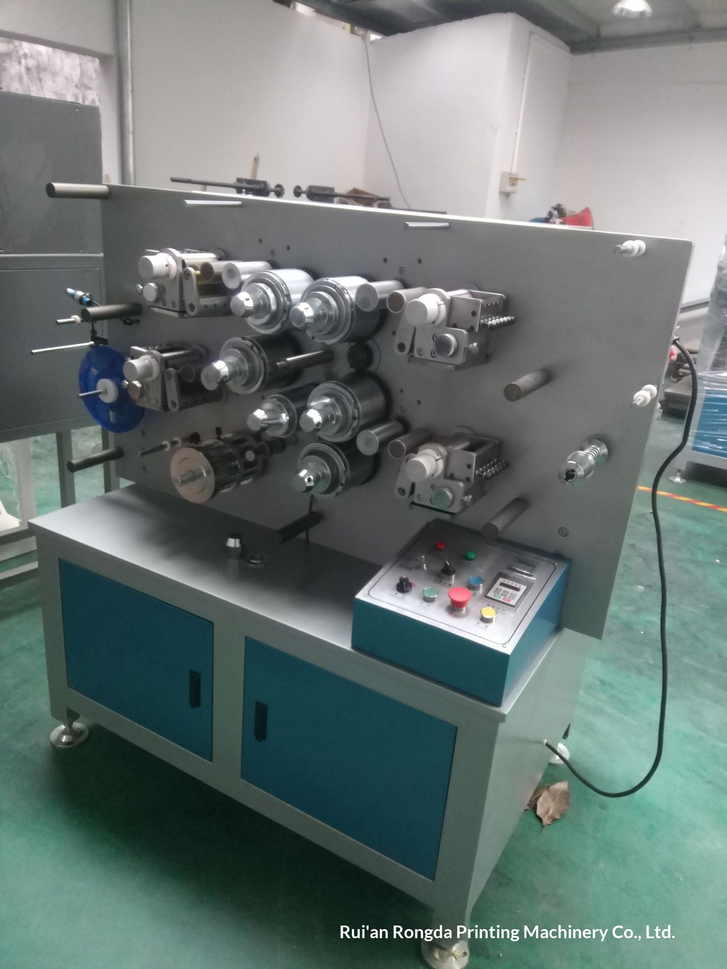 Full-automatic Rotary Four-color Eco Solvent Ink Letterpress Synthetic Ribbon Wash Mark Brand Clothing Apparel Printing Machine
