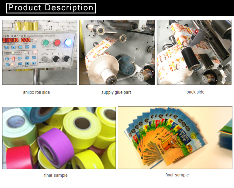 Nice Price Brand New Fully Automatic Label Plastic Film Slitting and Rewinding Machine