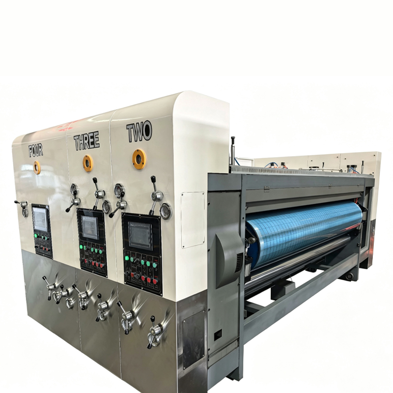 Two Color Flexo Printing Machines For Carton Cutting And Printing Box Carton Packaging Machine
