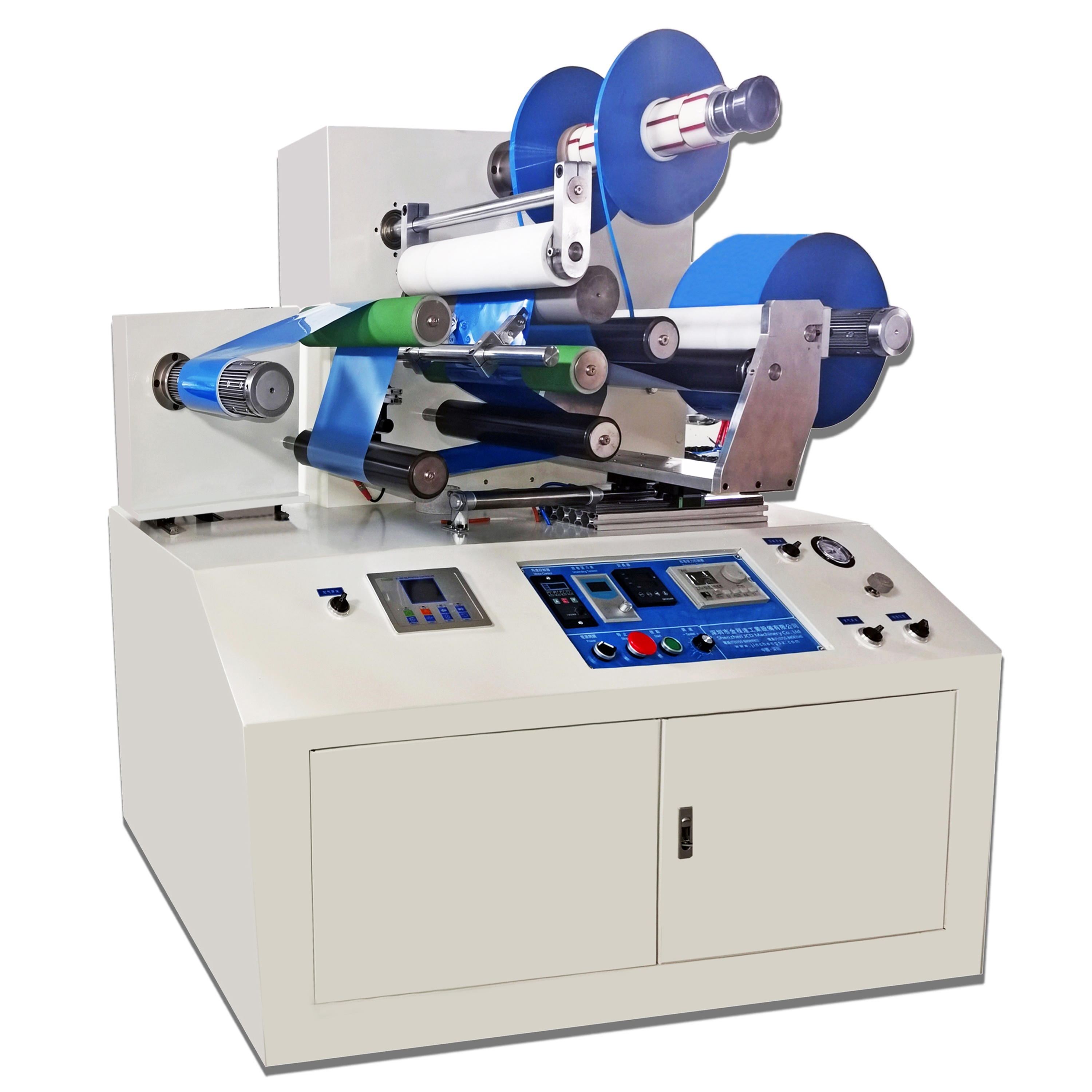 400mm BOPP Gum Tape/ Masking Tape/ Sticky Label Roll Small Slitting Rewinding Machine