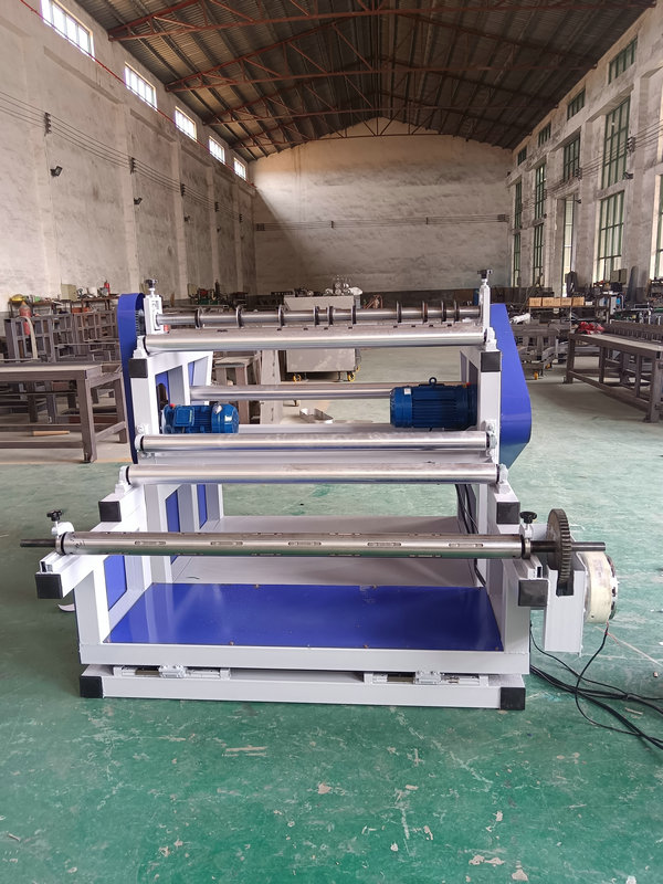 Paper Non Woven Roll Adhesive Rewinding and Cutting Slitting Machine Label Paper Strip Roll Stretch Film Slitter Rewinder