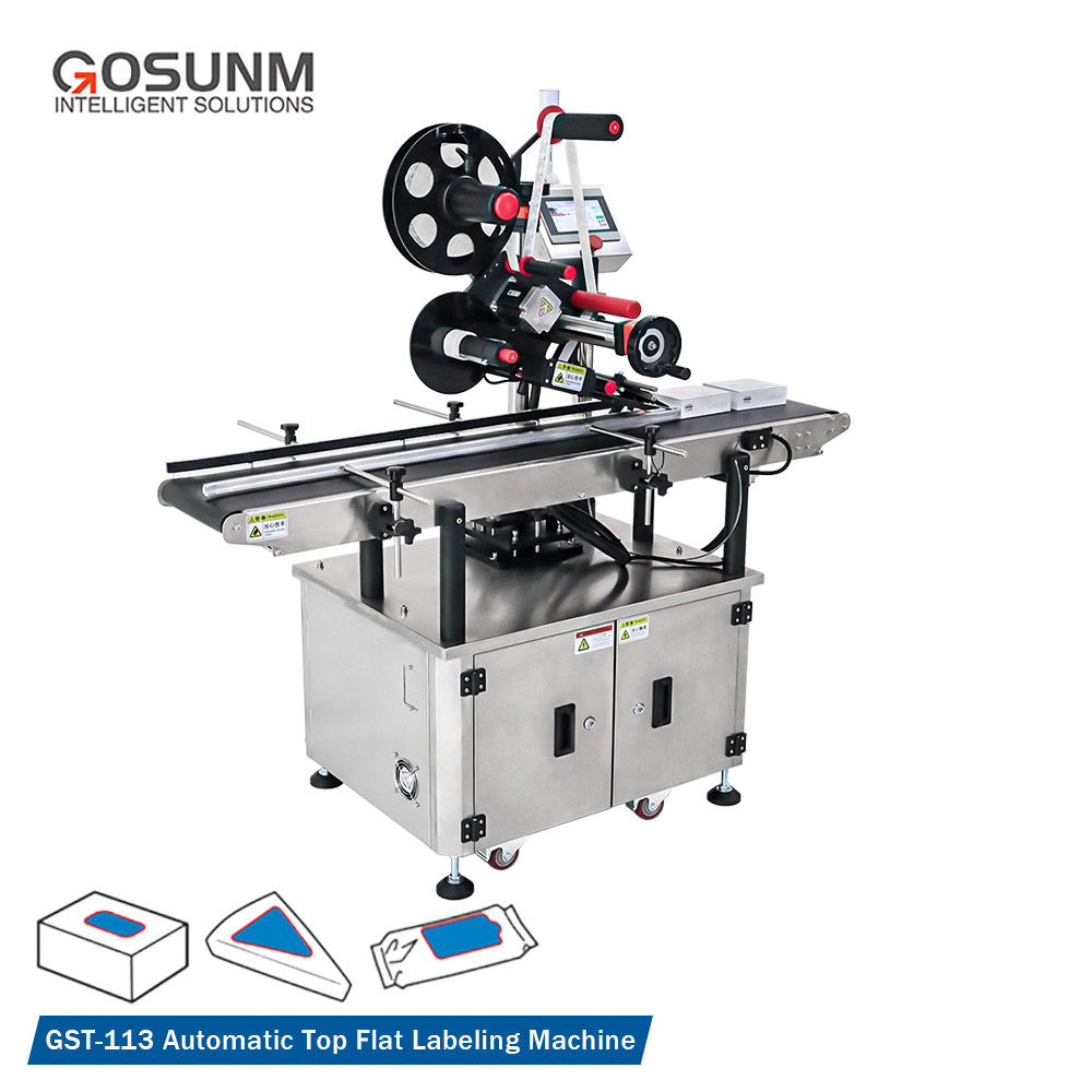 Gosunm Automatic Paper Label Slitting Rewinding and Barcode Labeling Machine