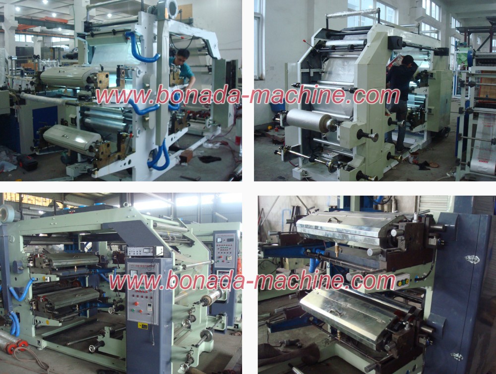 Plastic Film Roll to Roll Flexo Printing Machine / flexo Letterpress Printer