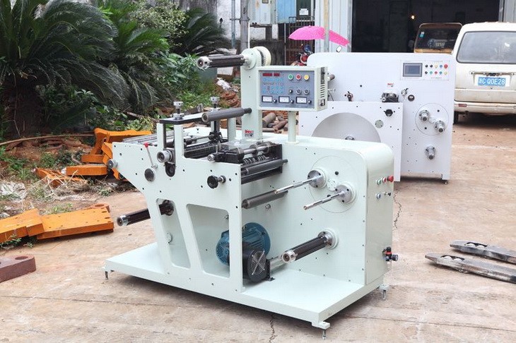 Factory Best Sale Automatic Rotary Die Cutting Cutter Tower Rewinder Slitting Label Adhesive Sticker Paper Processing Machinery