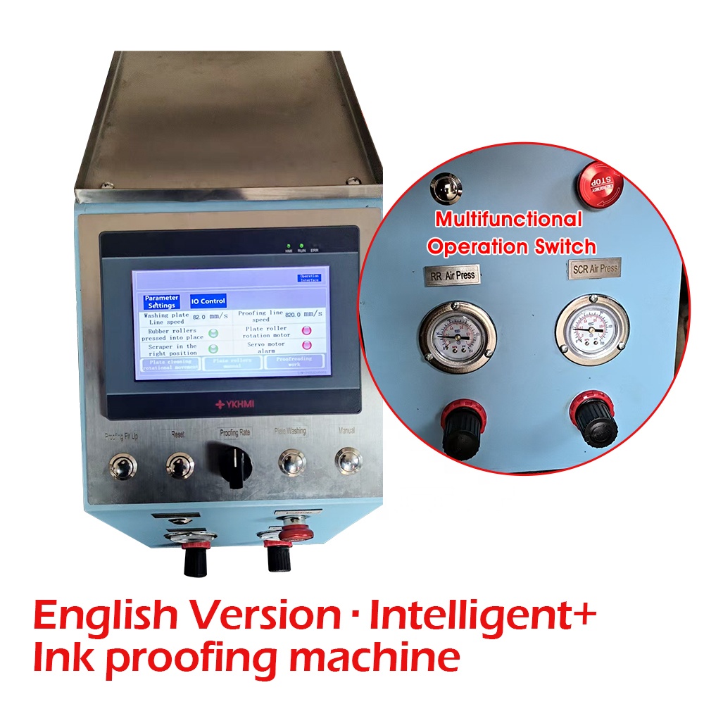 Intelligent Pneumatic Ink Proofing Machine For Gravure Flexo Prepress Lab Packaging BOPP PET Ink R&amp;D And Sampling