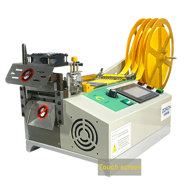 Automatic Satin Ribbon Cutting Machine Woven Label Slitting Machine Fabric Rewinder Machine